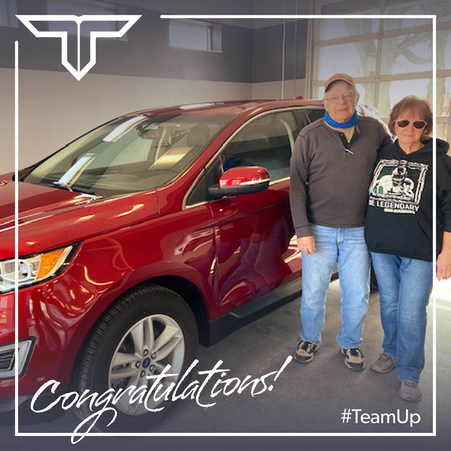 Team Ford customers purchase Ford Edge