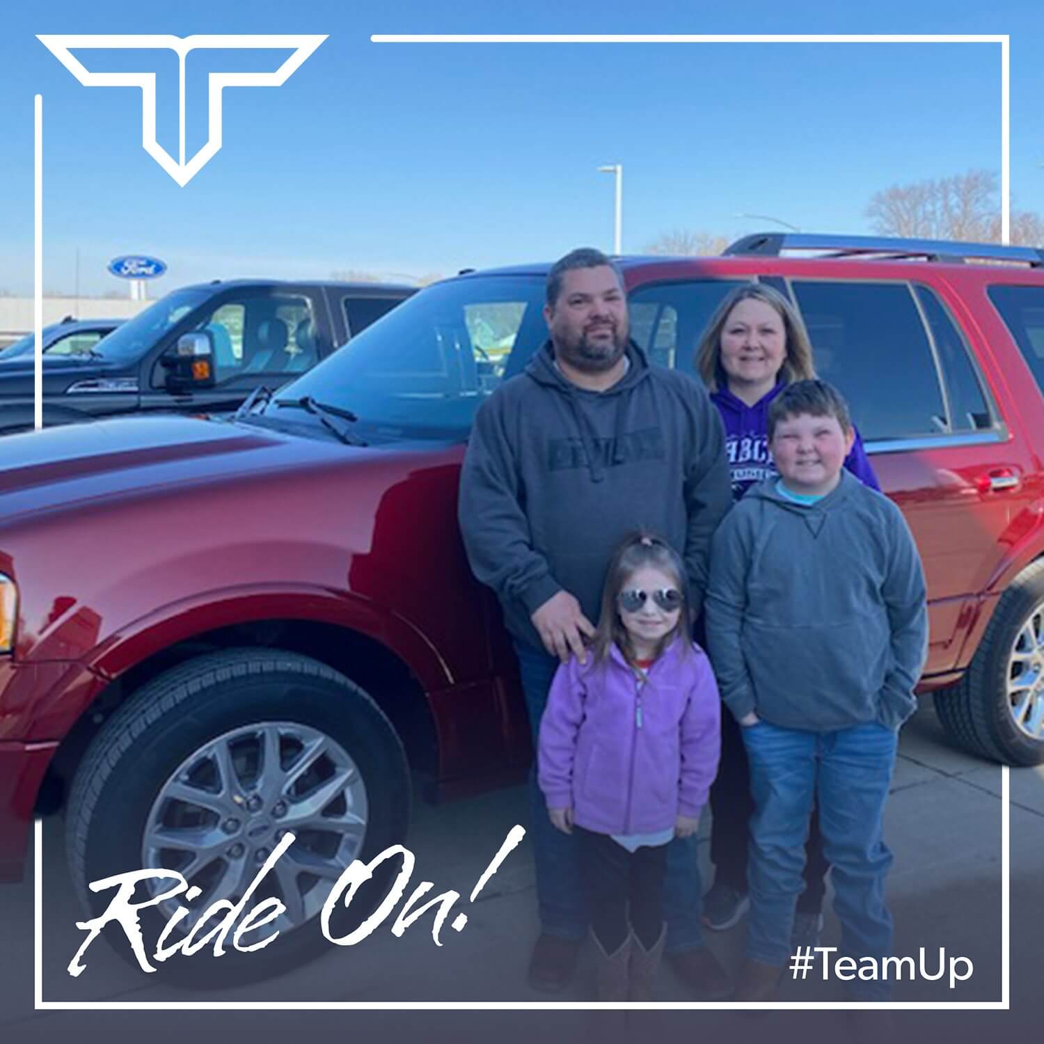 Family purchased pre-owned Ford Explorer from Team Auto Group