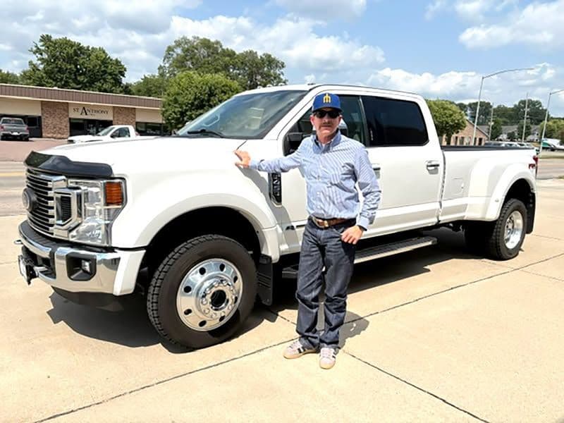 Luke McKee Travels from Washington to Pick Up a 2022 Ford F-450